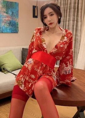 [秀人模特系列]王馨瑶视频写真 大红色和服[1V1G]